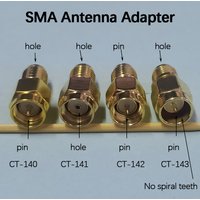 1PC SMA Interface RF Coaxial Connector With Hole Or Pin SMA Adapter Male/Female To Male Female I/Y/T Type SMA Antenna Adapter
