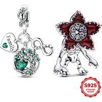 Top Selling 925 Sterling Silver A Five-Star Flower Dragon That Can Move Its Limbs Beads Fit Bracelet Necklace DIY Jewelry Making