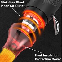 Hot Air Gun Portable Mini Heater for DIY Craft Embossing Shrink Wrapping PVC Multi Function Handheld Electrical Heat Tool