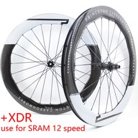 AliExpress Newest 700C Cyclocross Travel Gravel Road Bike Full Carbon Fibre Bicycle Disc brake Wheelset +XDR 12 Speed Carbon rims wave 28mm