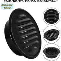 【70-300mm Round Stainless Steel Air Vent Grille Protection Home Exterior Wall Ducting Ventilation Tools Exhaust Hoods】