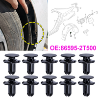 10X Auto Fender Liner Push-Type Retainer Fastener Clip 86595-2T500 1420608250B For Kia Bongo Ceed Forte Pride Sorento Soul K3 K5