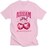 Ed Sheeran Azizam T-shirts Cute Gift for Loved Ones Tees Summer Fashion Women/Men Cotton Clothing Adorable Couple Tshirts Tops