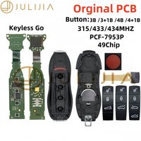 JULIJIA Original for Porsche 991 Cayman Macan Panamera 2010 -2018 Keyless Go 315 433 434MHz Smart Remote Key PCF7953P Taycan