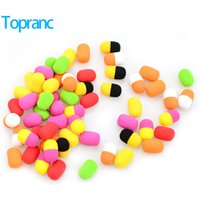 Topranc EVA Fishing Floats Carp Fishing Bait Pop Up Boilie Foam Floats Ball Beads Fishing Floating Ball Accessories