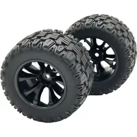 4PCS 88mm 12mm Hex Rubber Tires Wheels for SCY 16101 16102 16103 Pro MJX Hyper Go 14210 16210 1/14 1/16 RC Monster Truck Upgrade