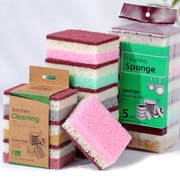 Ściereczka do czyszczenia z gąbki o dużej gęstości, ściereczka do mycia naczyń, nietłuste artykuły kuchenne i gastronomiczne, szczotka z gąbki,