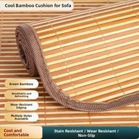 Summer Cooling Mat Chair Pad Office Chair Stool Breathable Assorted Seats Sofa Car Bamboo Cushion Ice Pad Luxury Modern