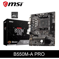MSI B550M-A PRO AMD Gaming Motherboard AM4 DDR4 M.2 Supports Ryzen CPU R3 R5 R7 5000&3000 Series Desktop Computer Mainboard