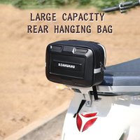 Motorcycle Bag Rear Seat Bag Waterproof Large Capacity Hanging Bag Storage Bag Bicycle Accessories Motorcycle Accessories