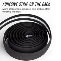 High Tenacity Handlebar Tape Adhesive Bike Handle Tape Shock Absorbing Bar for Road Bike Anti Slip Silica Gel with Bar-plug