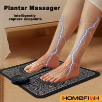 2026EMS Foot Massager Rechargeable Massage Pad Foot Relaxation Pad Electric Foot Massage Tools Promote Blood Circulation