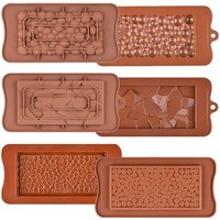 Silicone Break-Apart Chocolate Mold Candy Protein and Engery Bar Silicon Mould