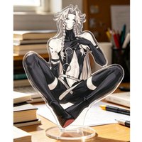 The Freak Circus Standing Anime KeyChain โPierrot Men Key Chain for Women Cartoon Cosplay Creative Acrylic Keyring Pendant Gift