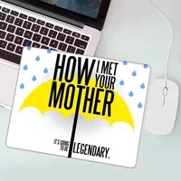 1pc How I Met Your Mother Small Mousepad Keyboard Pad Laptop Cushion Non-slip Deskpad
