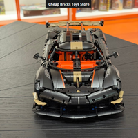 Cheapest Technical Vehicles Model Adults Gift for Home Decor 4104pcs Toys Bricks Building Blocks V8 Racing Car Supercar Hypercar image 4