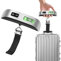 Portable Digital Luggage Scale Travel Weight Scale With Backlit LCD Display Heavy Duty Strap For Suitcase Avoid Overweight Fees