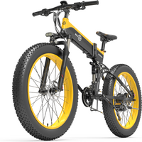 AliExpress NONE BEZIOR X1500 Adult Electric Bicycle1500W Motor Electric Bike 26 Inch Fat Tires E-Mountain Bike 48V12.8AH Battery E-bike