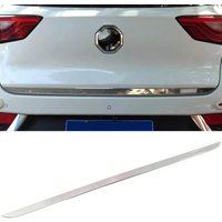For MG HS ZS GS Car Exterior Rear Trunk Tailgate Door Bottom Steamer Lid Cover Trim Stainless Steel Accessory