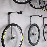 AliExpress NONE 1 Pcs Vertical Bike Hook with Tire Tray Heavy Duty Steel Wall Mount Holder Organize Spare Tires For Home Garage Basement Tidy