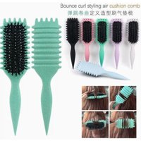 1/2pcs Detangling Candy Brush Curly Hair Scalp Massage Hair Comb with Cleaning Claw Natural Bristles Define Hair Styling Tools