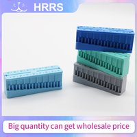 1Pc Dental Endo Measuring Ruler Plastic Endodontic Block Files Cleaning Holder Dentist Accessory Tools