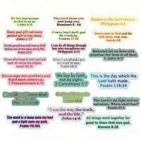 200 Pcs Inspirational Bible Verse Faith Stickers,Jesus Religious Bible Verse Stickers Christian Planner Religious Stickers