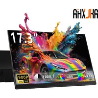 AHXJKA 17.3 Inch Portable Monitors 72%sRGB 1600*900P IPS With Type-C Mini HDMI For Laptop Phone XBox PS4/5 Mac SwitchExtender