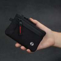 Anti-theft credit card holder mini travel wallet with keychain
