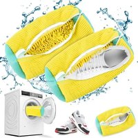 Washing Shoes Bag Cotton Laundry Net Fluffy Fibers Easily Remove Dirt Washing Bags Anti-deformation Shoes Clothes Organizer