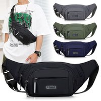 Nylon Anti-theft Chest Bag Large-capacity Men Waist Bag Outdoor Travel Waterproof Sports Mobile Phone Bag