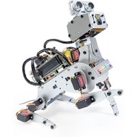 SunFounder PiDog AI Robot Dog Kit for Raspberry Pi 5/4/3B+/Zero 2W, Openclaw LLMs ChatGPT/Gemini/Grok, Python, App(No RPI))