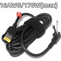 DC Power Adapter Charger Connector Plug Jack Cable Cord 16AWG Original Laptop Cable 135W 170W for Lenovo T440p Y50-70 R720 Y700