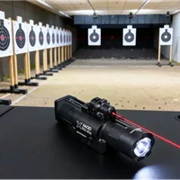 X400U Tactical Laser Light, 2-in-1 Function with 20mm Rail Mount, for Airsoft Guns, Hunting, and CS Games