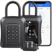 YRHAND Tuya APP Waterproof Outdoor Safe Security Intelligent Password Storage Lock Ttlock Unlock Box Anti-theft Padlock Box