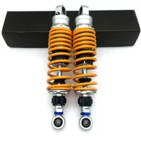 One Pair 305mm 320mm 330mm 340mm 345mm 350mm 360mm 8mm Spring Motorcycle Shock Absorber Adjust Rear Suspension for Yamaha Honda