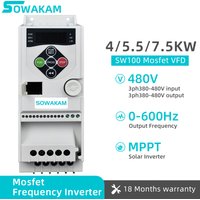Frequency Converter 3Phase 380V 480V VFD 4/5.5/7.5KW for Variable Frequency Drive AC Motor Speed Controller Inverter Converter