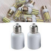 2 Pcs 110-240V E27 to E40 Adapter Heat Resistance High Temperature Resistanc Bulb Base Adapter Socket Converter LED Light Bulbs