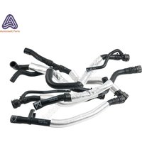 2PCS Engine Heating Coolant Water Pipe Hose 1K0122073FS 1KD122157A 1K0122157HH 5N0122157AG 5N0122073P 3C0122073EG 3C0122157FH