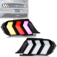 LED-RGB-Rückleuchten für Ford Mustang S550 2015–2023, dynamische Animation, sequentielle Blinker-Rücklichter