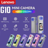 Lenovo G10 Mini Thumb Camera HD 230° Rotating Lens 1080P Macaron Color Schemefor Outdoor Sports Digital Video and Photo Capture