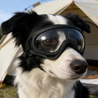 Cool Dog Sunglasses for Large Dogs 30-75 lbs, Fashion UV400 Protective Eyewear, Cute Puppy Glasses for Photography Prop Birthday
