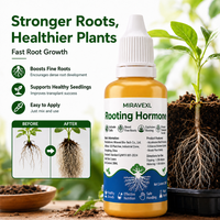 Concentrated Liquid Root Promoter. Essential Care Fertilizer & Rooting Hormone for Healthy Succulents, Indoor Trees and Orchids.
