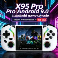 X95 Pro Handheld Game Console ,3.5 Inch Android 9.0 Retro Video Game Console WiFi Portable Video Game Player Emulator Console
