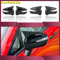 Mirror Cover For Honda Civic FD6 2006 2007 2008 2009 2010 2011 2012 Accessory Bright Black Case CAR Shield