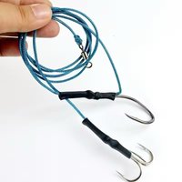 Outdoor Catfish Fishing Rig Kit - Heavy Duty Single/ Treble Hook Options with Bite Alarm & Anti-Bite PE Leader (Freshwater Night