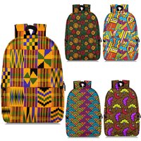 Afro Tribal Ethic Flower Backpack African Women Shoulder Travel Bags Africa Rucksack Teenager Laptop School Bags Girls Daypack
