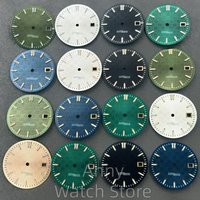 Classics Sterile 31mm Engineer Watch Dial Part Hand Set Green Luminous For NH35A NH36A Movement Watch Replacement Parts