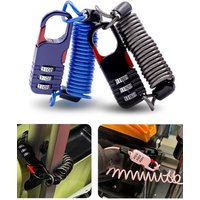 AliExpress NONE Motorcycle Bicycle Anti Theft Motorcycle Three Digit Password Combination Safety Cable Wire Rope Helmet Lock Bicycle Lock