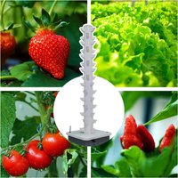 Home Garden Vertical Hydroponic Tower 15Layers 45Holes Vegetable Planter Balcony Hydroponics System